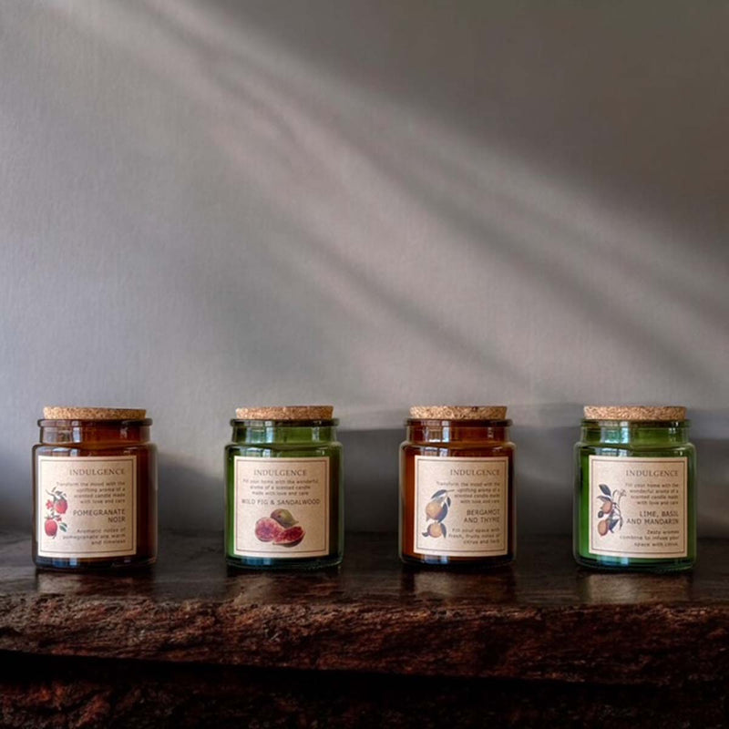 candle jar pomegranate
