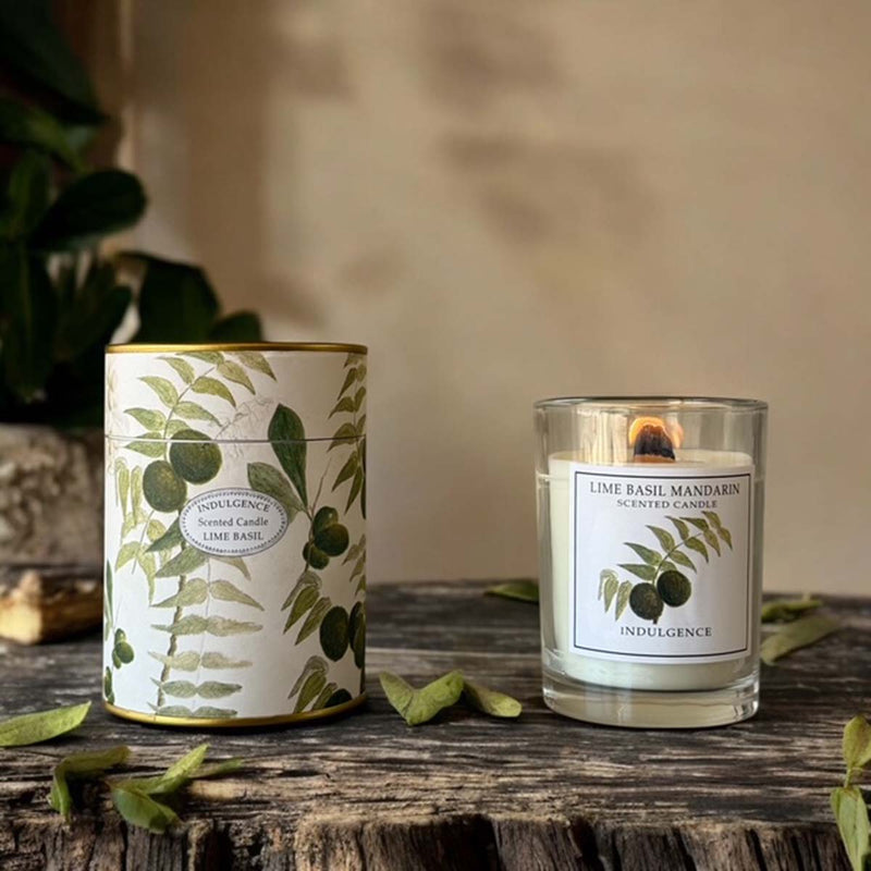 candle canister lime basil