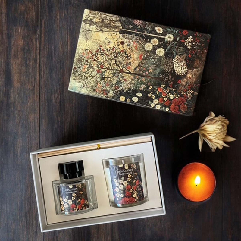 candle & diffuser set sandalwood