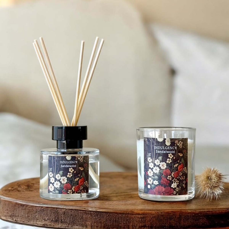 candle & diffuser set sandalwood
