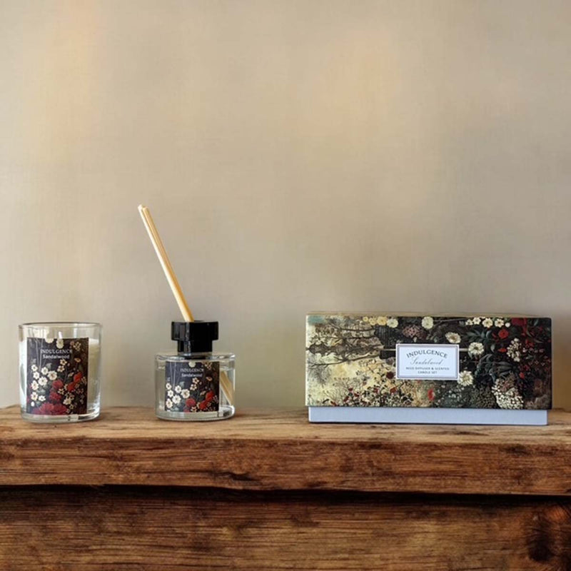 candle & diffuser set sandalwood