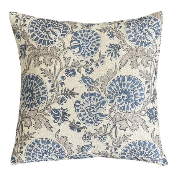 bramble grey/blue cushion