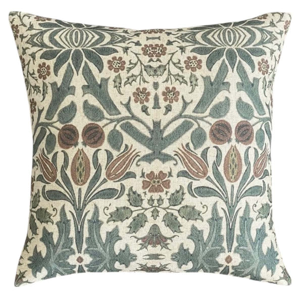veggie patch dk green cushion