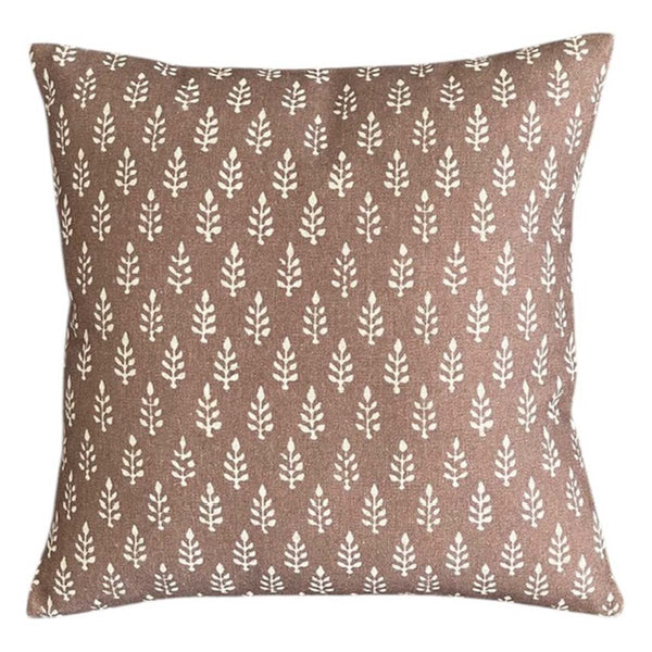 Fir Trees Mocha Cushion