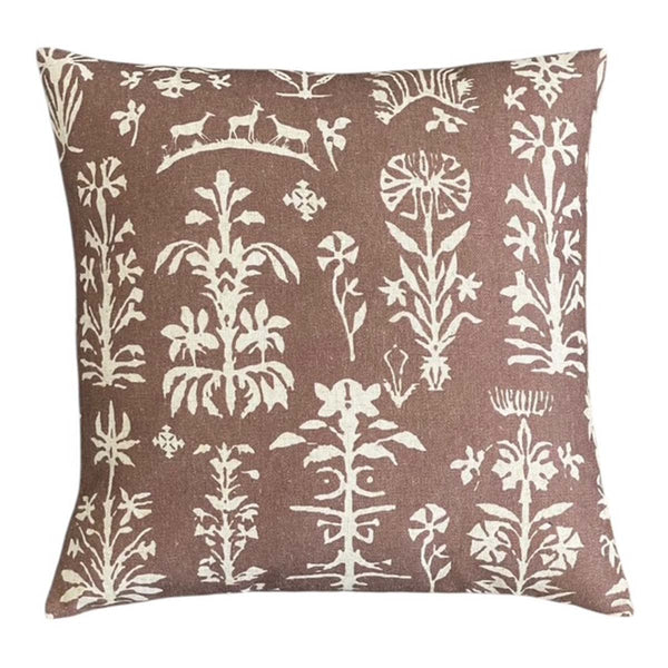Farm Forest Mocha Cushion