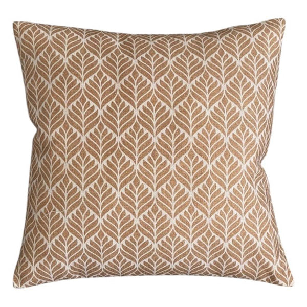 Ochre Fronds Cushion