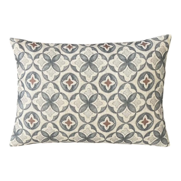 small goths circles grey/beige cushion