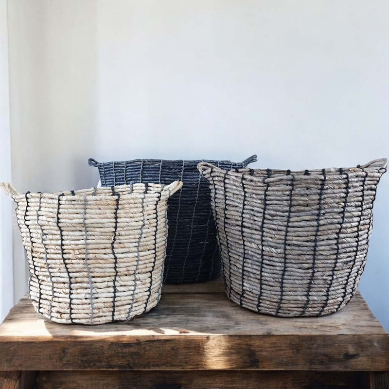 set of 3 assorted dharma baskets