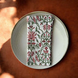 green garden napkins set/4