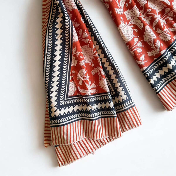 red mix persion scarf