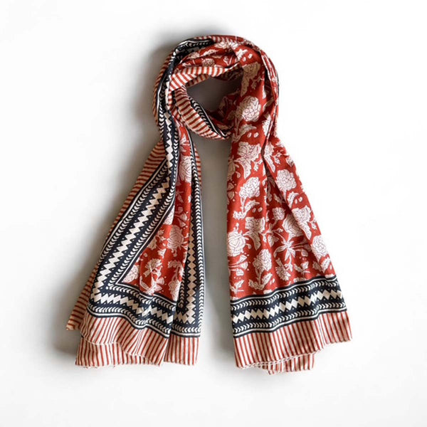 red mix persion scarf