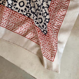red/dk pyriamid scarf