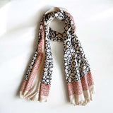 red/dk pyriamid scarf