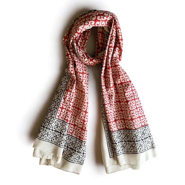 blk/red mulan scarf