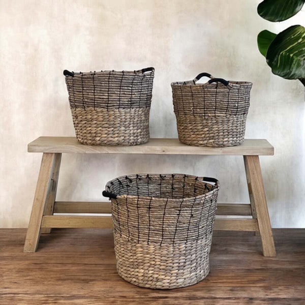 set of 3 bagus baskets