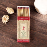 Red flower extra length match box