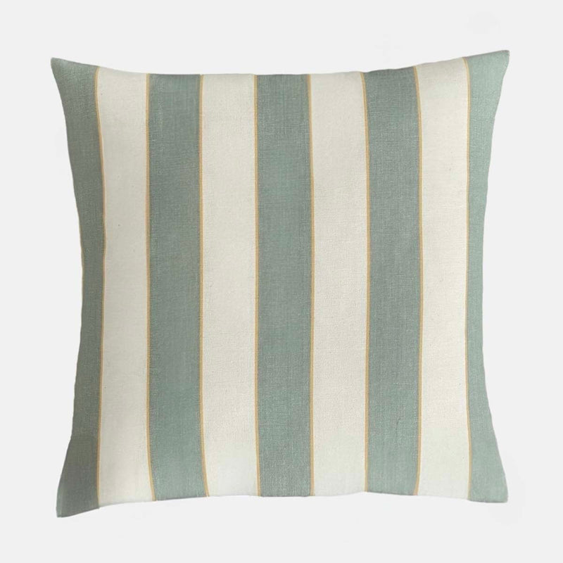 Chilla sage green stripe cushion