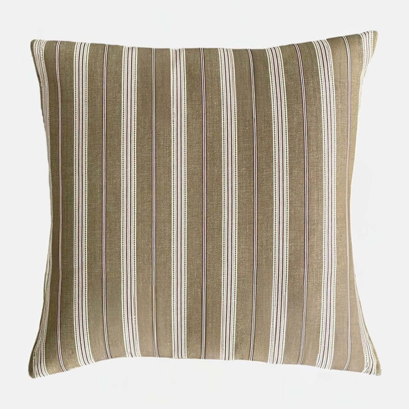 Pima beige stripe cushion MD