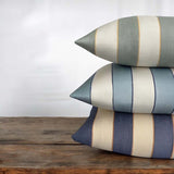 Chila blue wide stripe cushion MD