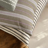 Pima beige stripe cushion MD
