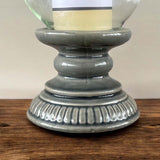 dk grey ceramic hurricane