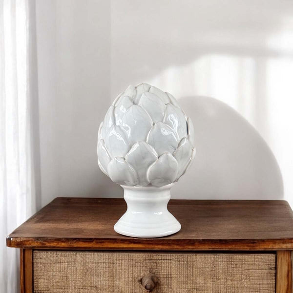 ivory ceramic artichoke