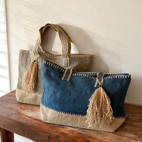 natural jute casual bag