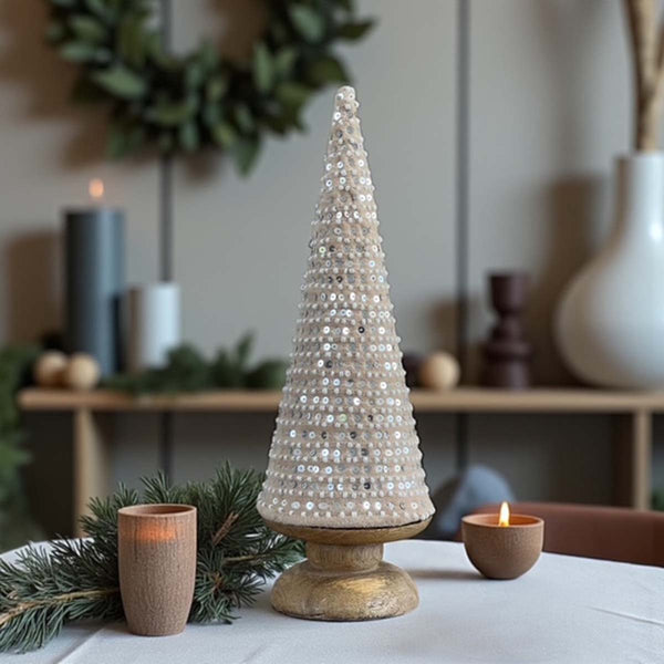 Fabric Tree natural sparkle