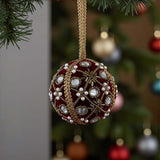 deep red royal bauble