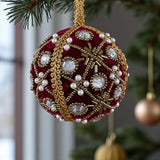 deep red royal bauble