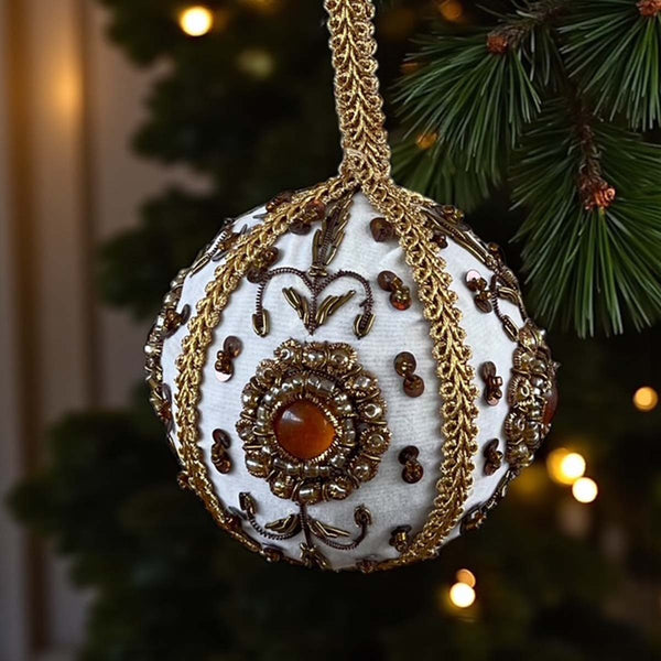 light blue royal bauble