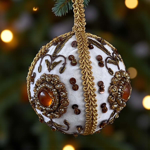 light blue royal bauble