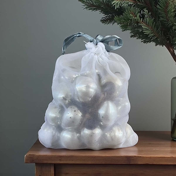 jute bauble garland in bag