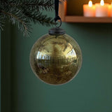 Gold shimmer bauble
