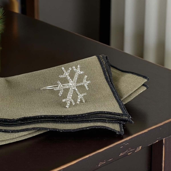 snowflake napkin ring