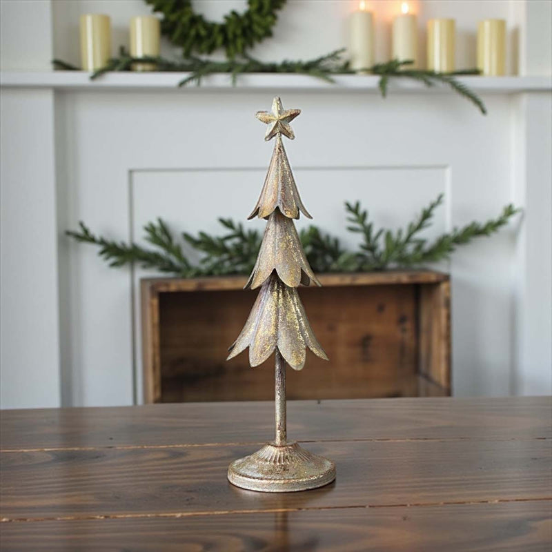 Three Tier Golden Tree
