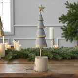 large grey gold tree on stump