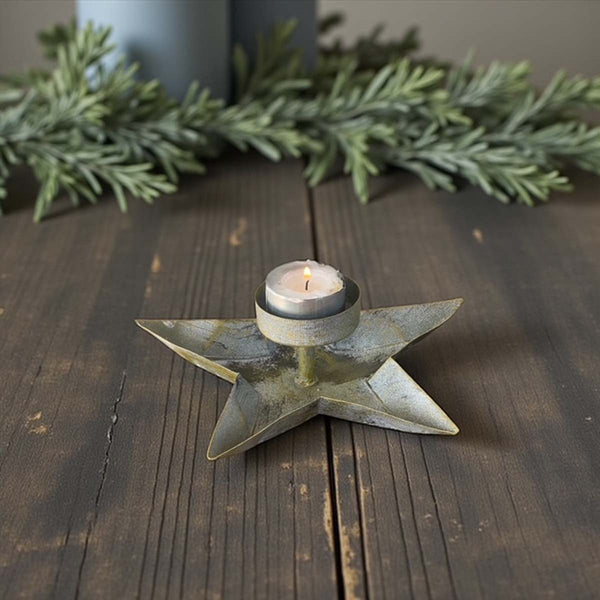 stary tealight lifted holder