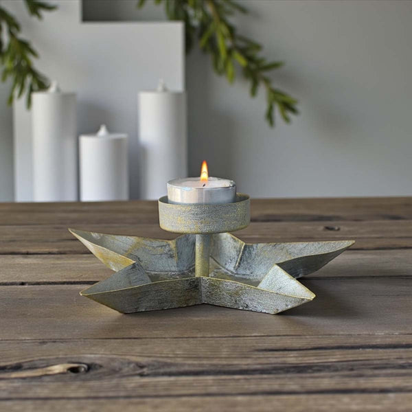 stary tealight lifted holder