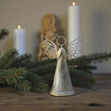 praying metal angel