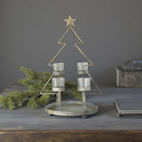 xmas tree tealight holder lrg