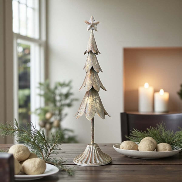 Four Tier Golden Tree