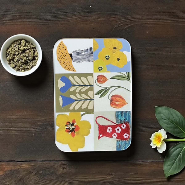 6 x funky prints soap tin