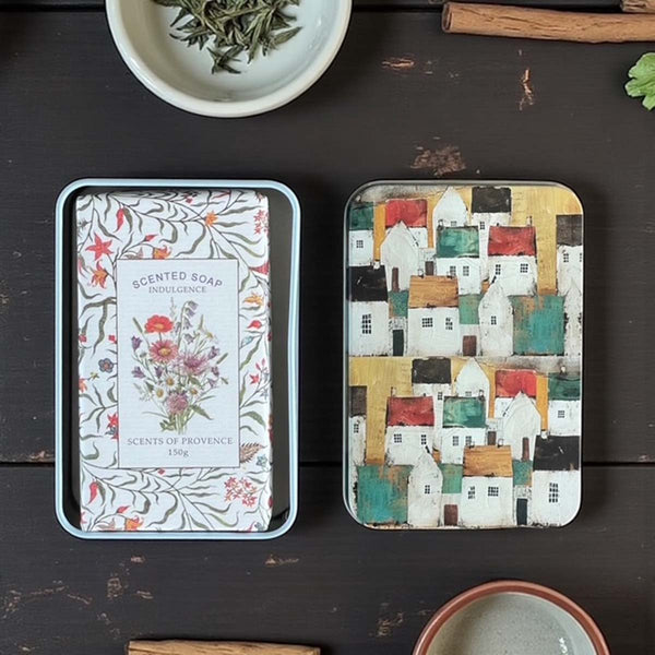 Bergen buildings soap tin