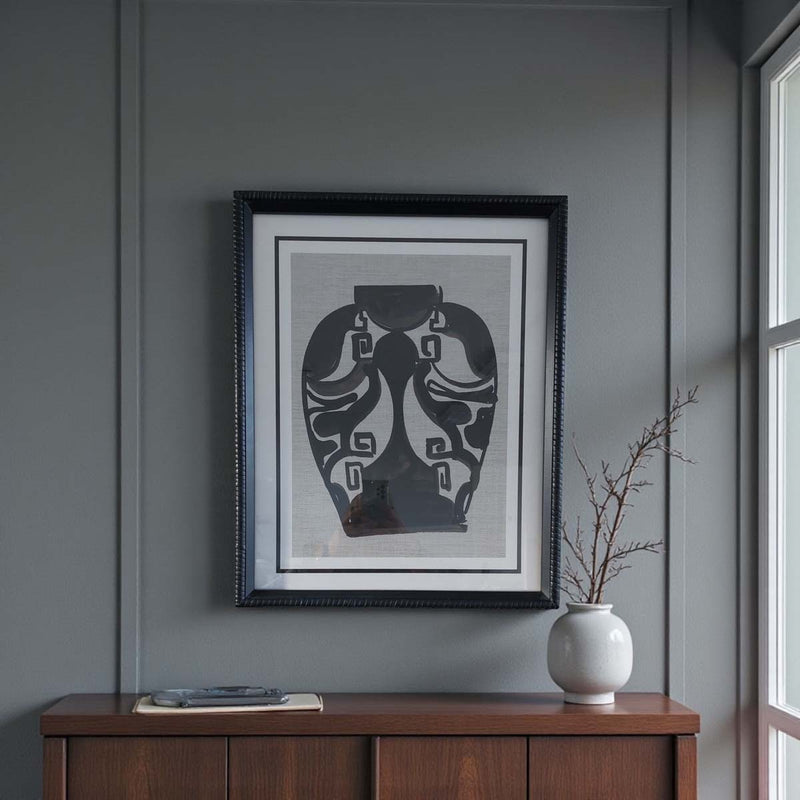 Ming urn wall art  - D