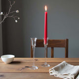 Taper glass candlestick