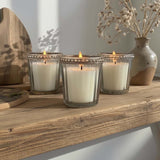 oud agarwood boxed set of 3 votives