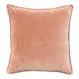 Mocha velvet cushion