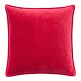 Burnt red velvet cushion MD