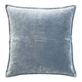 Indigo velvet cushion
